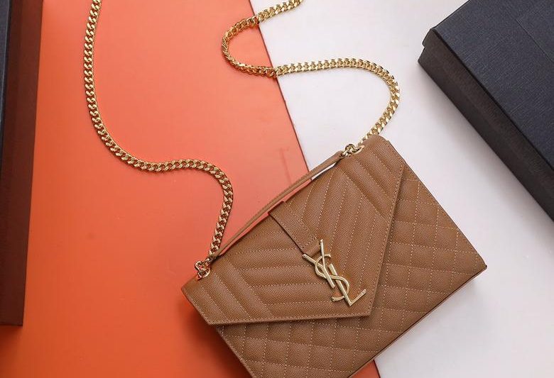 YSL Replica Bags YSL Envelope 487206 24×17.5x6cm 8D6