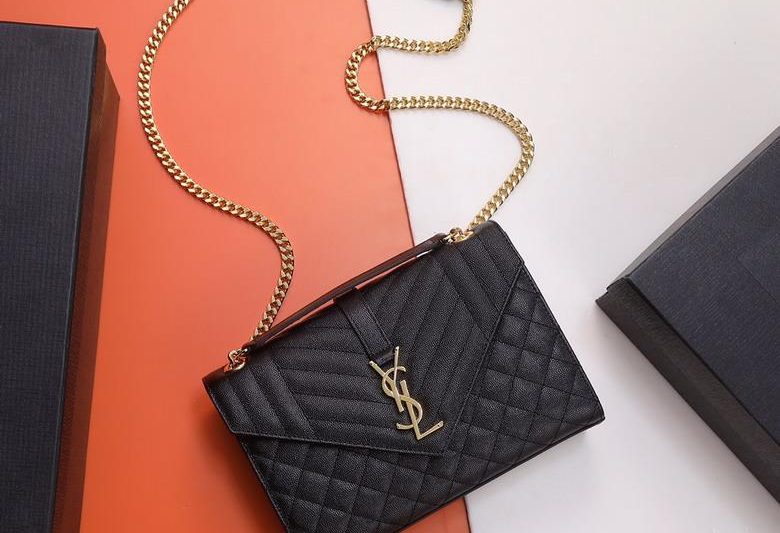 YSL Replica Bags YSL Envelope 487206 24×17.5x6cm 8D4