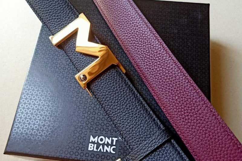 Replica Montlanc belt 34mmX100-125cm 8L13